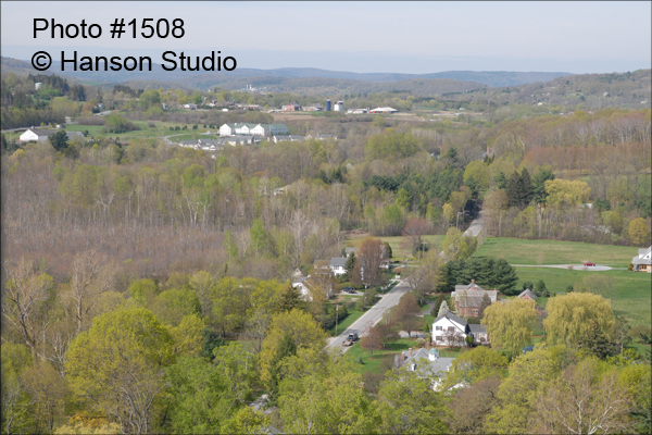 Bennington, VT - View from the Monument to the West - New York